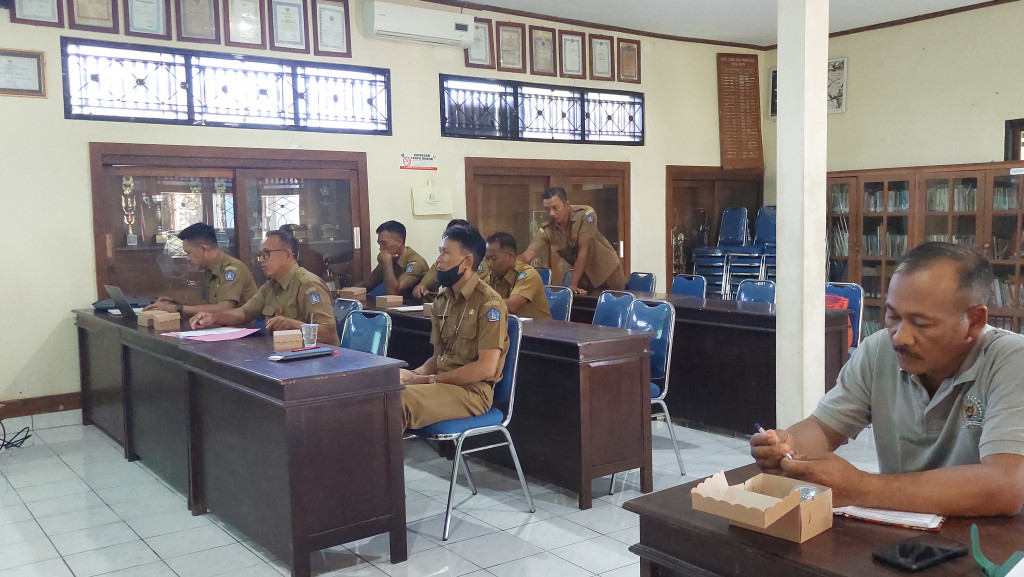 Rapat Koordinasi Tentang Rancangan APBDes Tahun 2023 Desabaha Badung